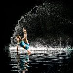 Dancer in water