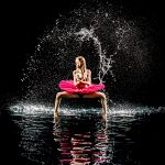 Dancer in water