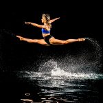 Dancer in water