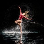 Dancer in water